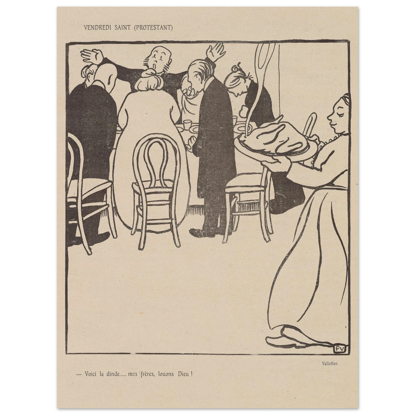 17 avril 1903 Art Print | Felix Vallotton-Quipham Collections