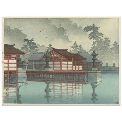 Kiri no Miyajima (Miyajima in mist) (1947) Art Print | Kawase Hasui-Quipham Collections