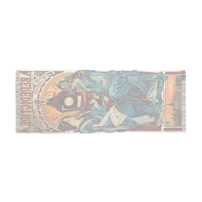 Bénédictine | Alphonse Mucha Scarf – Art Nouveau Scarf - - 27" × 71'' - 