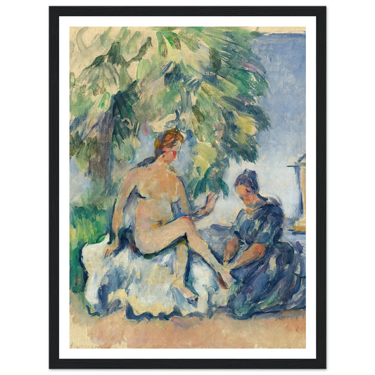 Bethsabée (1885-90) Art Print | Paul Cezanne - Framed Poster - 30x40 cm / 12x16″ - Black frame