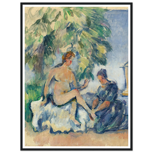 Bethsabée (1885-90) Art Print | Paul Cezanne - Framed Poster - 30x40 cm / 12x16″ - Black frame