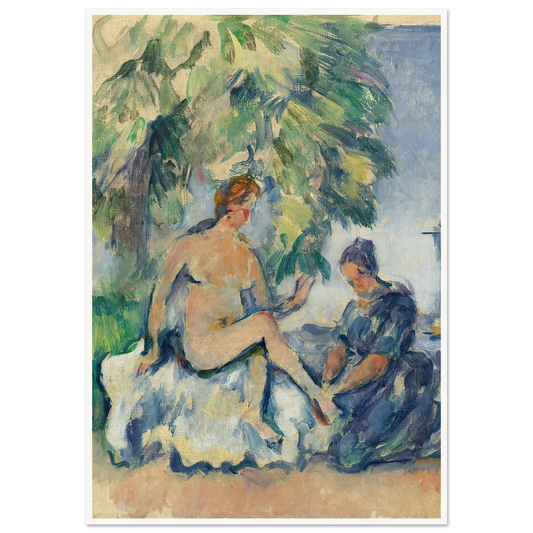 Bethsabée (1885-90) Art Print | Paul Cezanne - Framed Poster - 30x40 cm / 12x16″ - Black frame