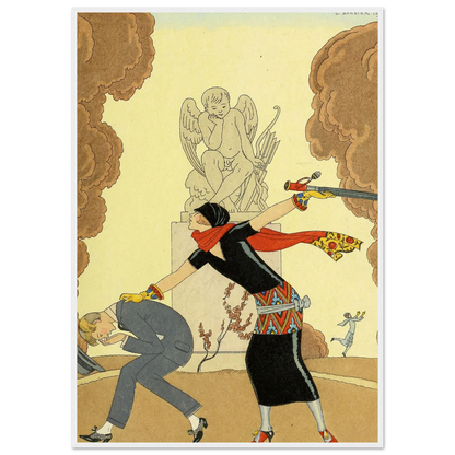 Falbalas et fanfreluches, La Colère (1925) Art Print | George Barbier-Quipham Collections