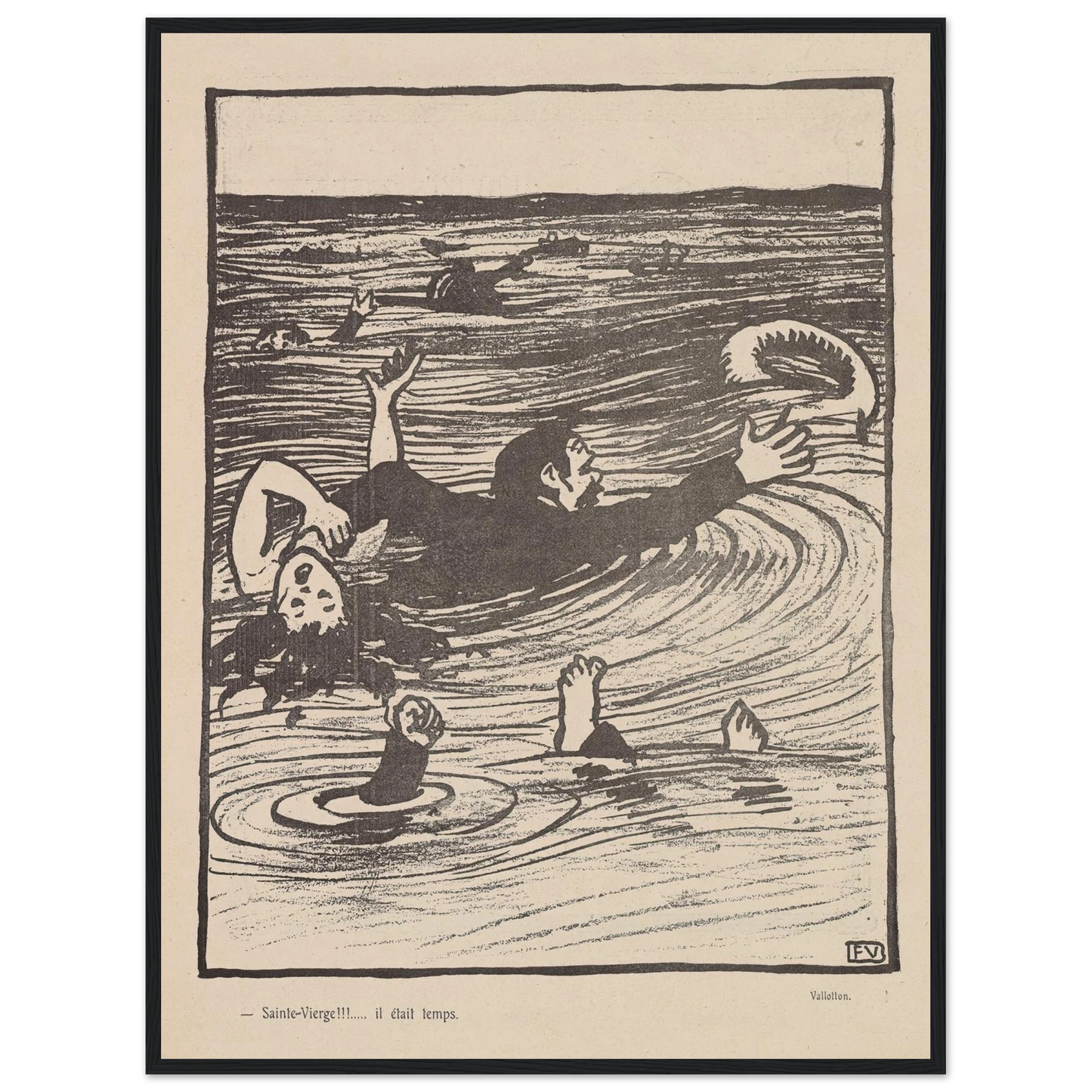 27 juin 1903 Art Print | Felix Vallotton-Quipham Collections