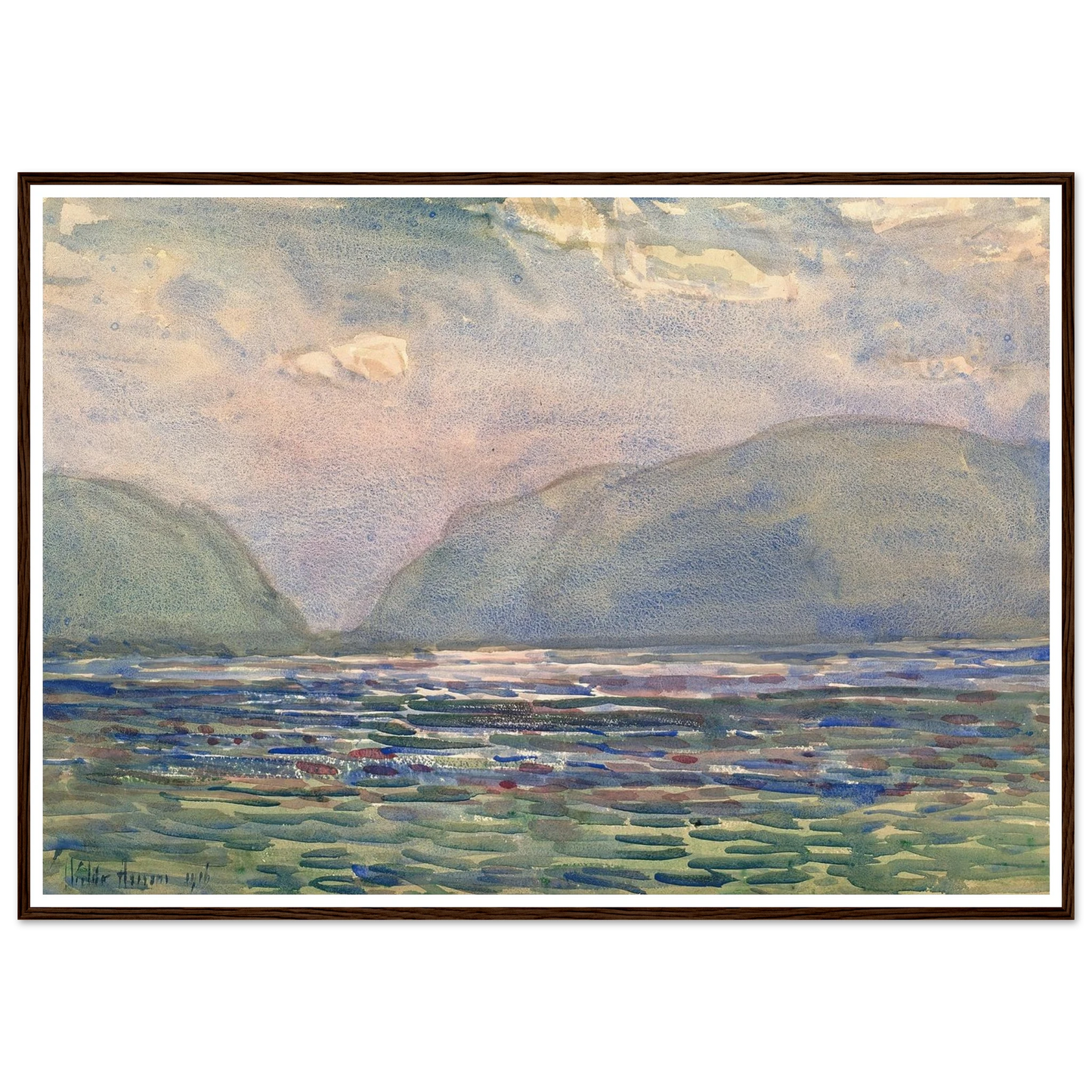 Noon above Newburgh (1916) Art Print | Childe Hassam-Quipham Collections