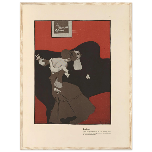Drohung (1908) Art Print | Ferdinand Freiherr von Reznicek-Quipham Collections
