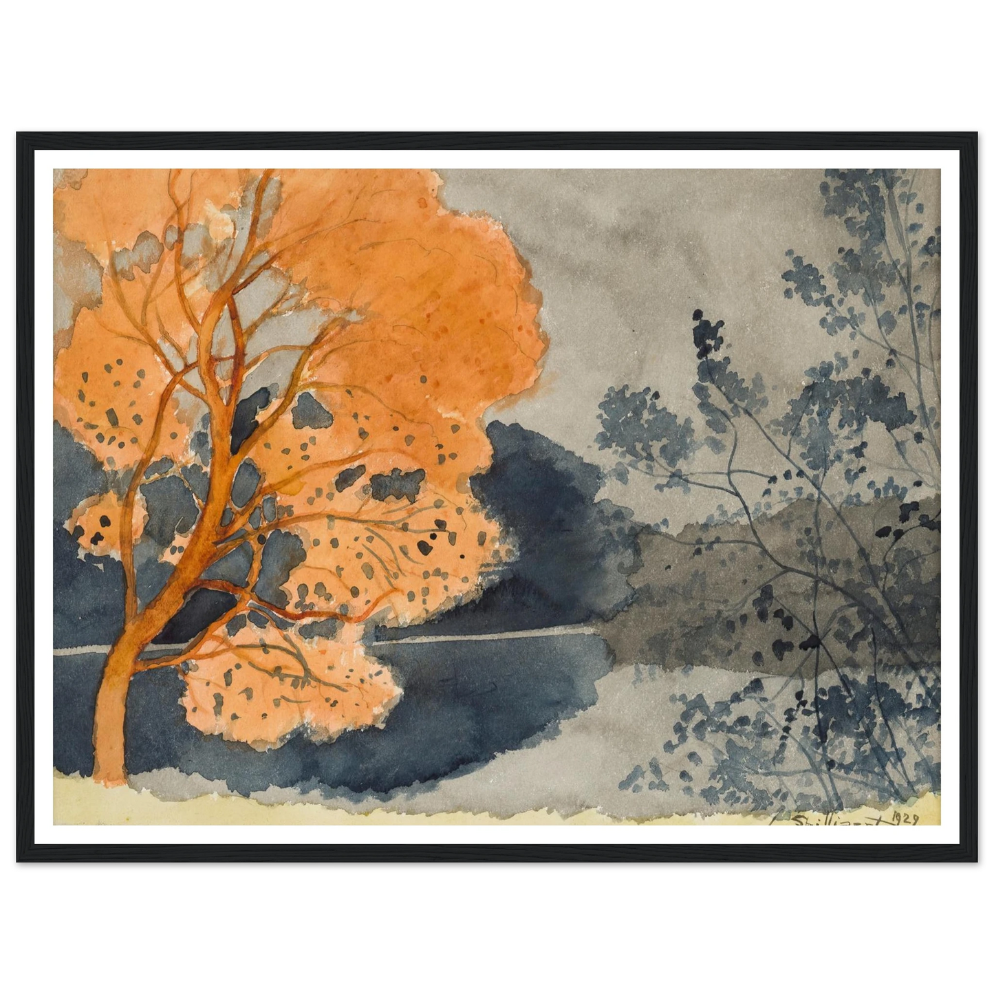 Etang en automne Art Print | Leon Spilliaert-Quipham Collections