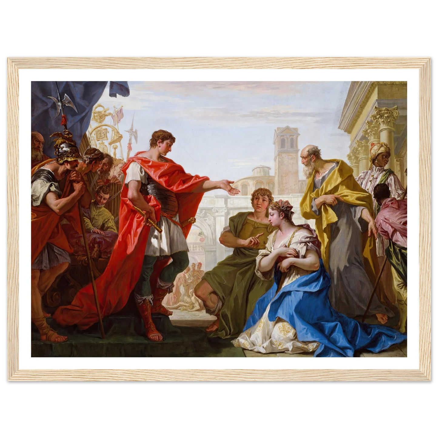 The Continence of Scipio (c. 1706) Art Print | Sebastiano Ricci-Quipham Collections