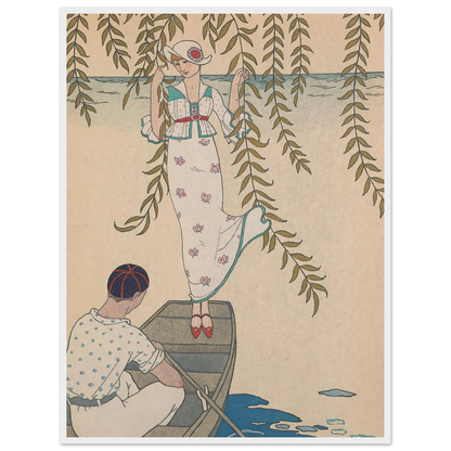Midi Sur L’eau (1914) Art Print | George Barbier-Quipham Collections