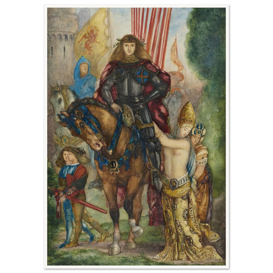 Reître et captives Art Print | Gustave Moreau-Quipham Collections