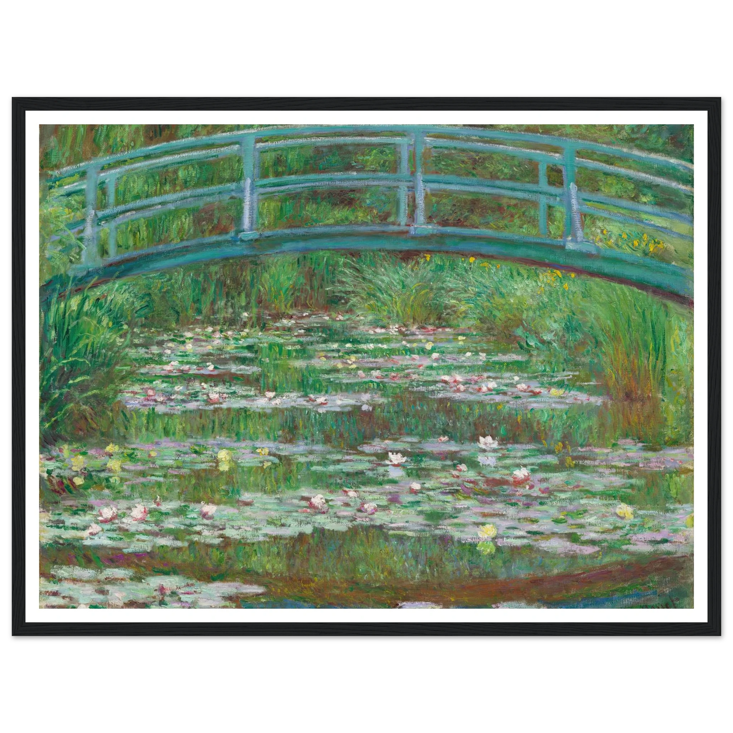 The Japanese Footbridge (1899) Art Print | Claude Monet-Quipham Collections