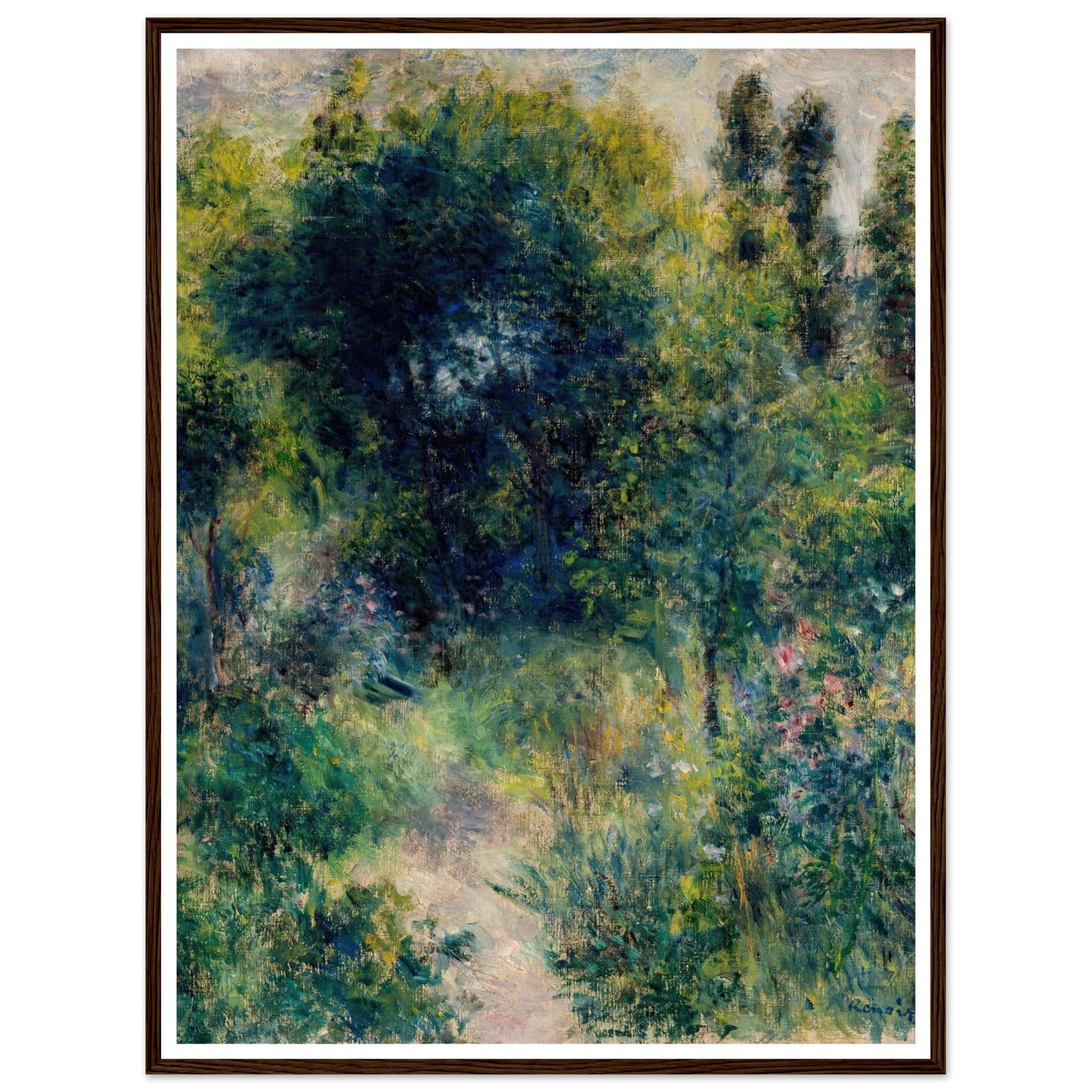 Garden (circa 1877) Art Print | Pierre Auguste Renoir-Quipham Collections