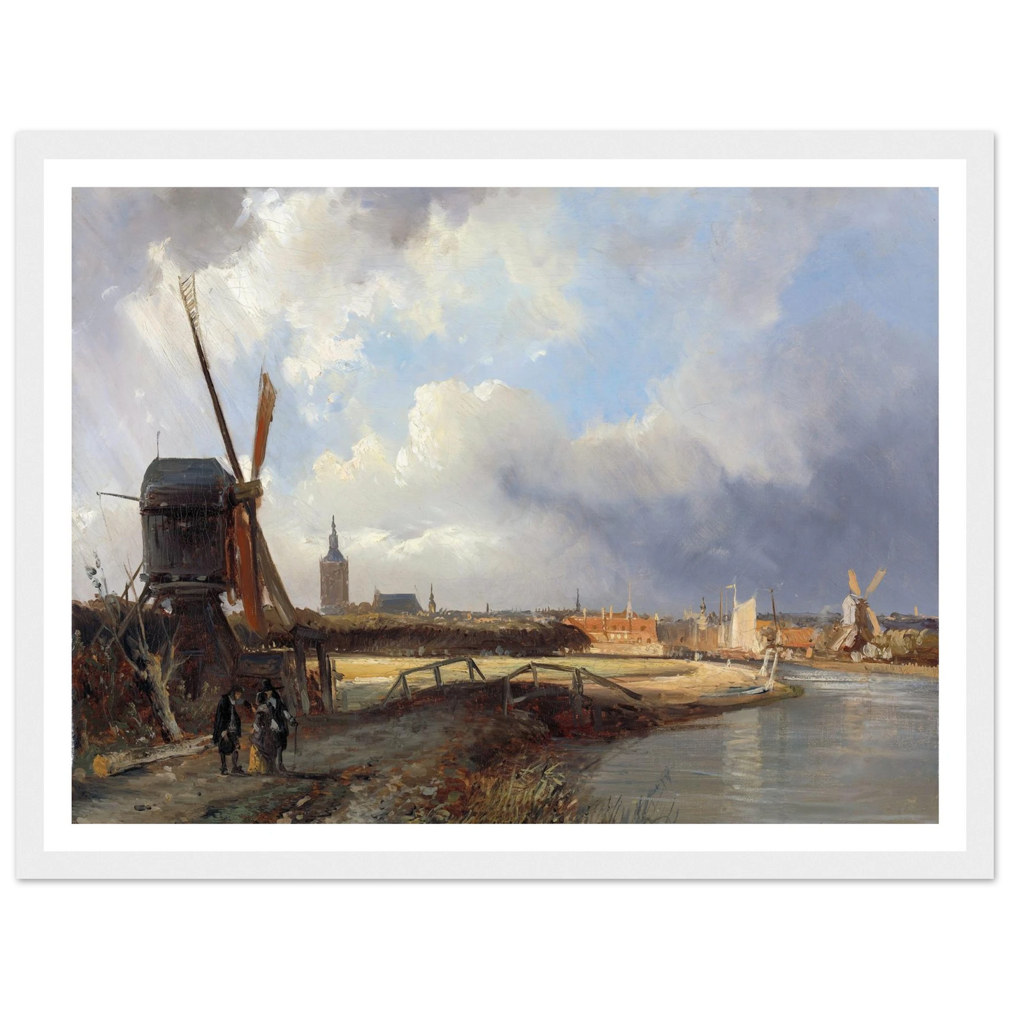 View of The Hague (c. 1850 - c. 1852) Art Print | Cornelis Springer-Quipham Collections