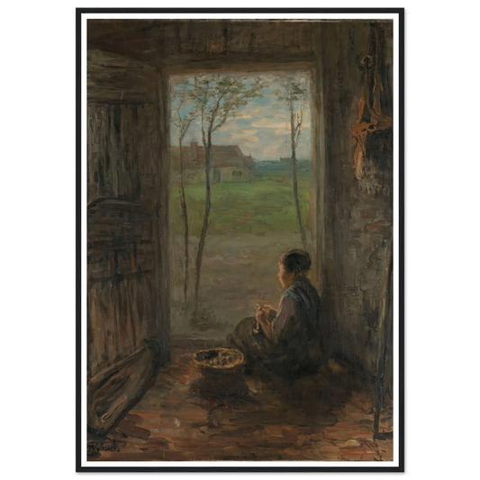 A Laren Scene (1905) Art Print | Jozef Israels-Quipham Collections