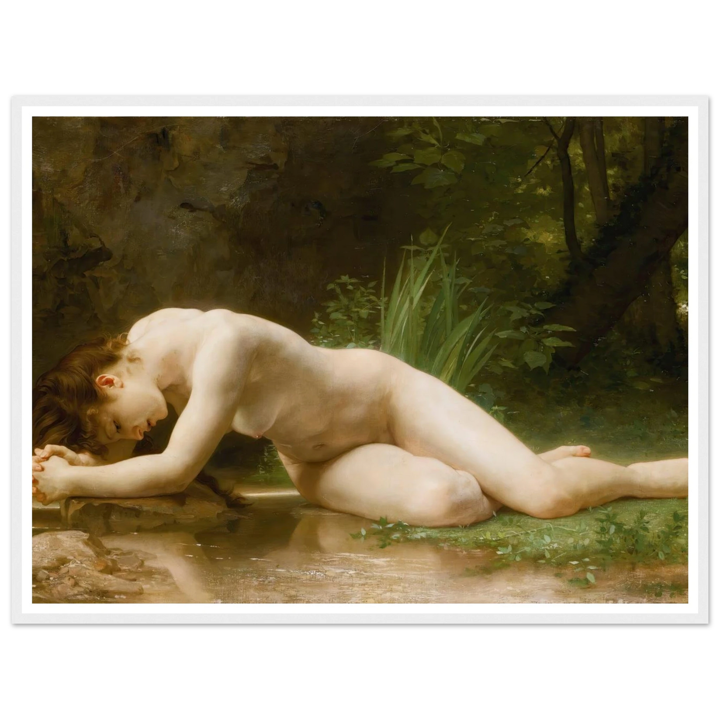 Biblis Art Print | William Bouguereau - Framed Poster - 30x40 cm / 12x16″ - Black frame
