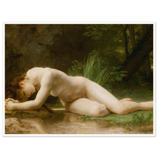 Biblis Art Print | William Bouguereau - Framed Poster - 30x40 cm / 12x16″ - Black frame
