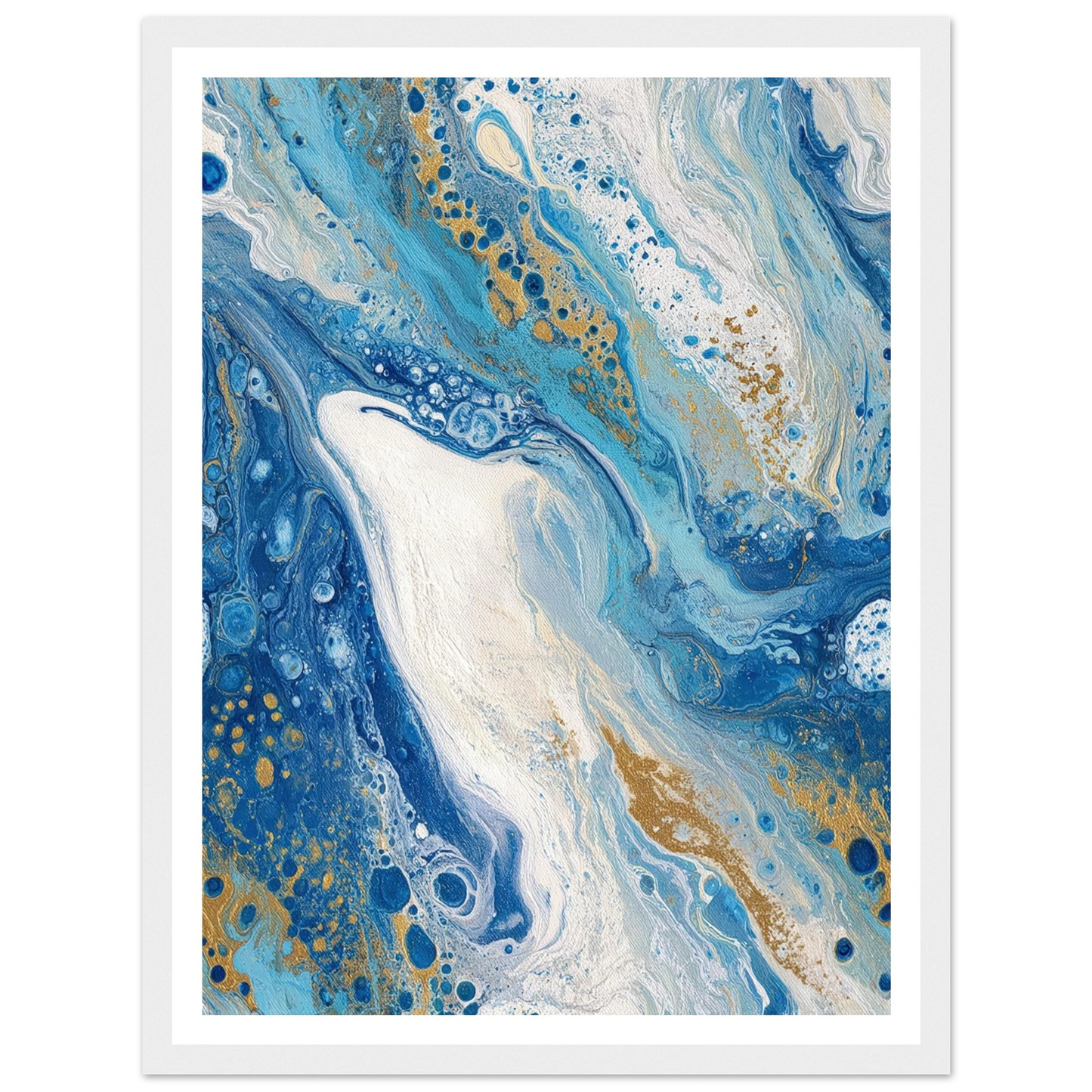 Binary Field Study - Framed Poster - 30x40 cm / 12x16″ - Black frame