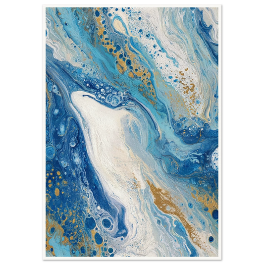 Binary Field Study - Framed Poster - 30x40 cm / 12x16″ - Black frame