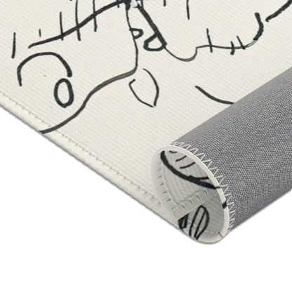 Blad met hoofden (1891) Rug | Leo Gestel - - 24" × 36" - 