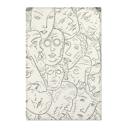 Blad met hoofden (1891) Rug | Leo Gestel - - 24" × 36" - 