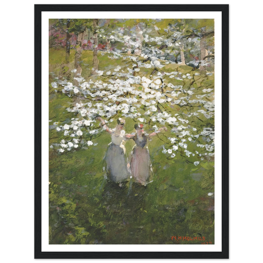 Blossoms (1927) Art Print | William Henry Holmes - Framed Poster - 30x40 cm / 12x16″ - Black frame
