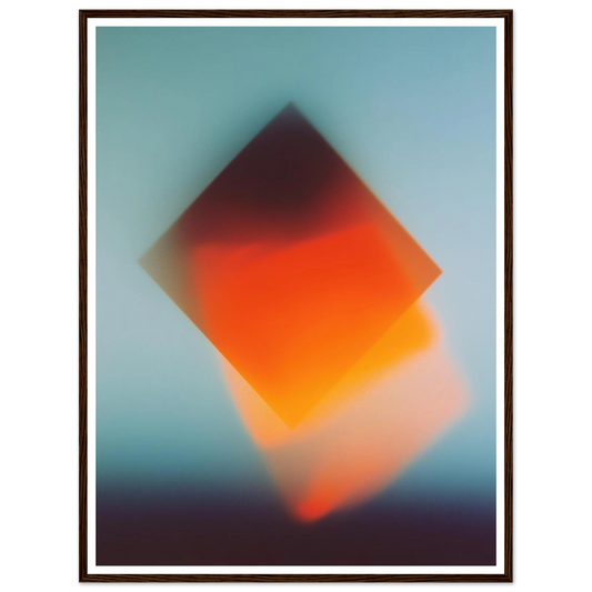 Blue Energy Burst - Framed Poster - 30x40 cm / 12x16″ - Black frame