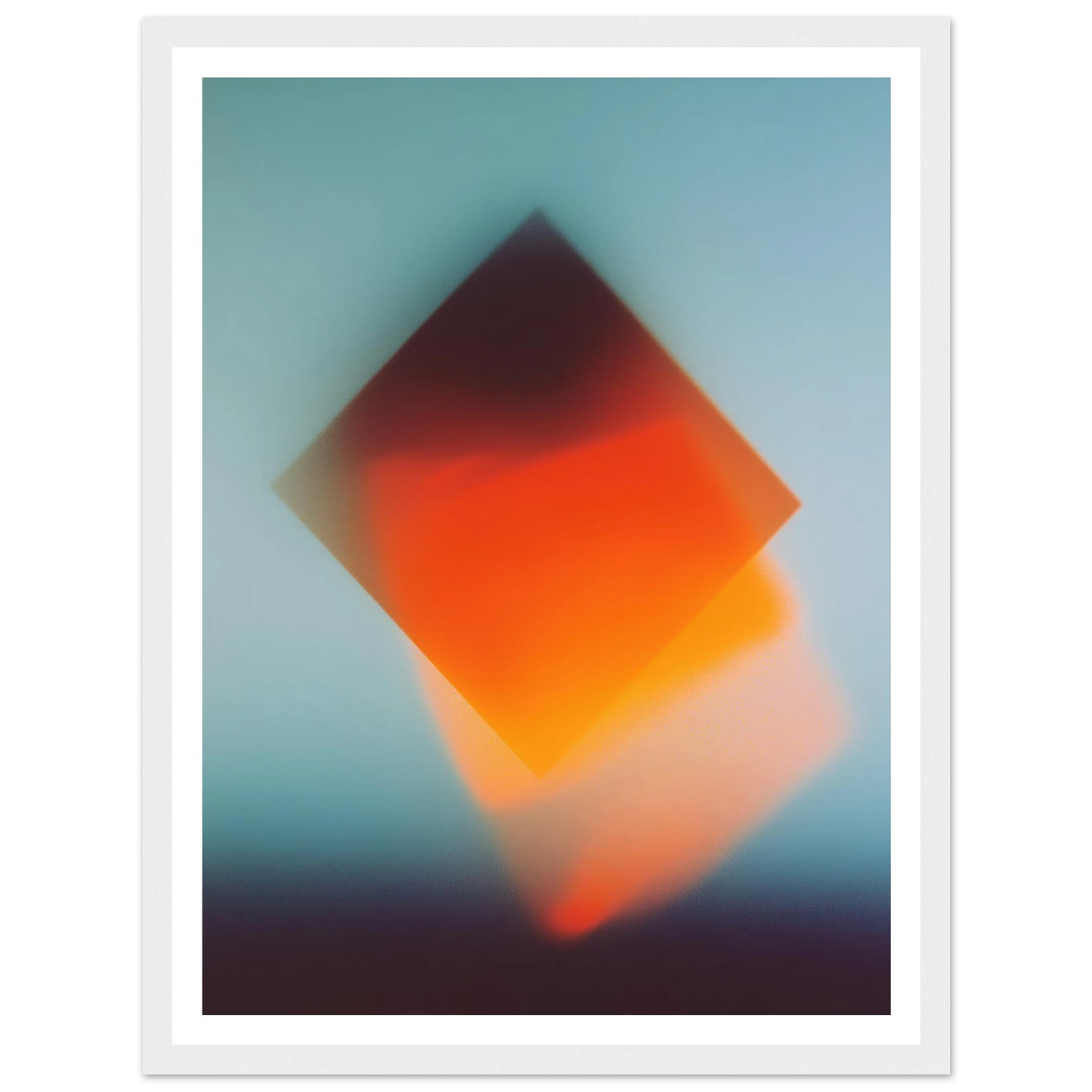 Blue Energy Burst - Framed Poster - 30x40 cm / 12x16″ - Black frame