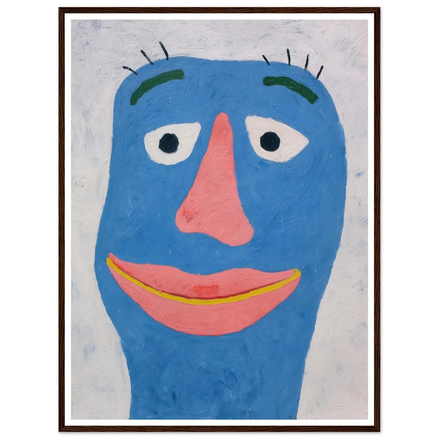 Blue - Framed Poster - 30x40 cm / 12x16″ - Black frame