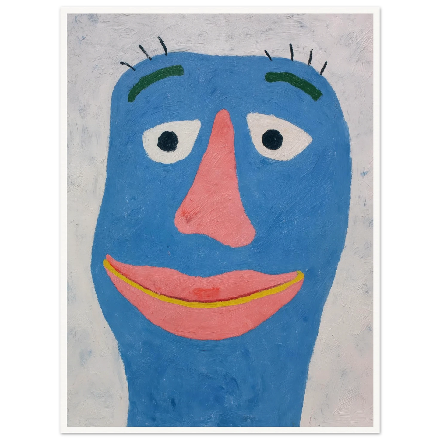 Blue - Framed Poster - 30x40 cm / 12x16″ - Black frame