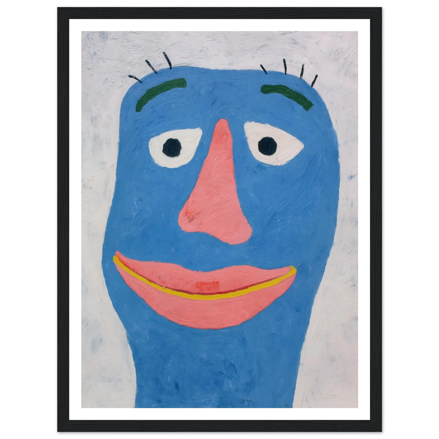 Blue - Framed Poster - 30x40 cm / 12x16″ - Black frame