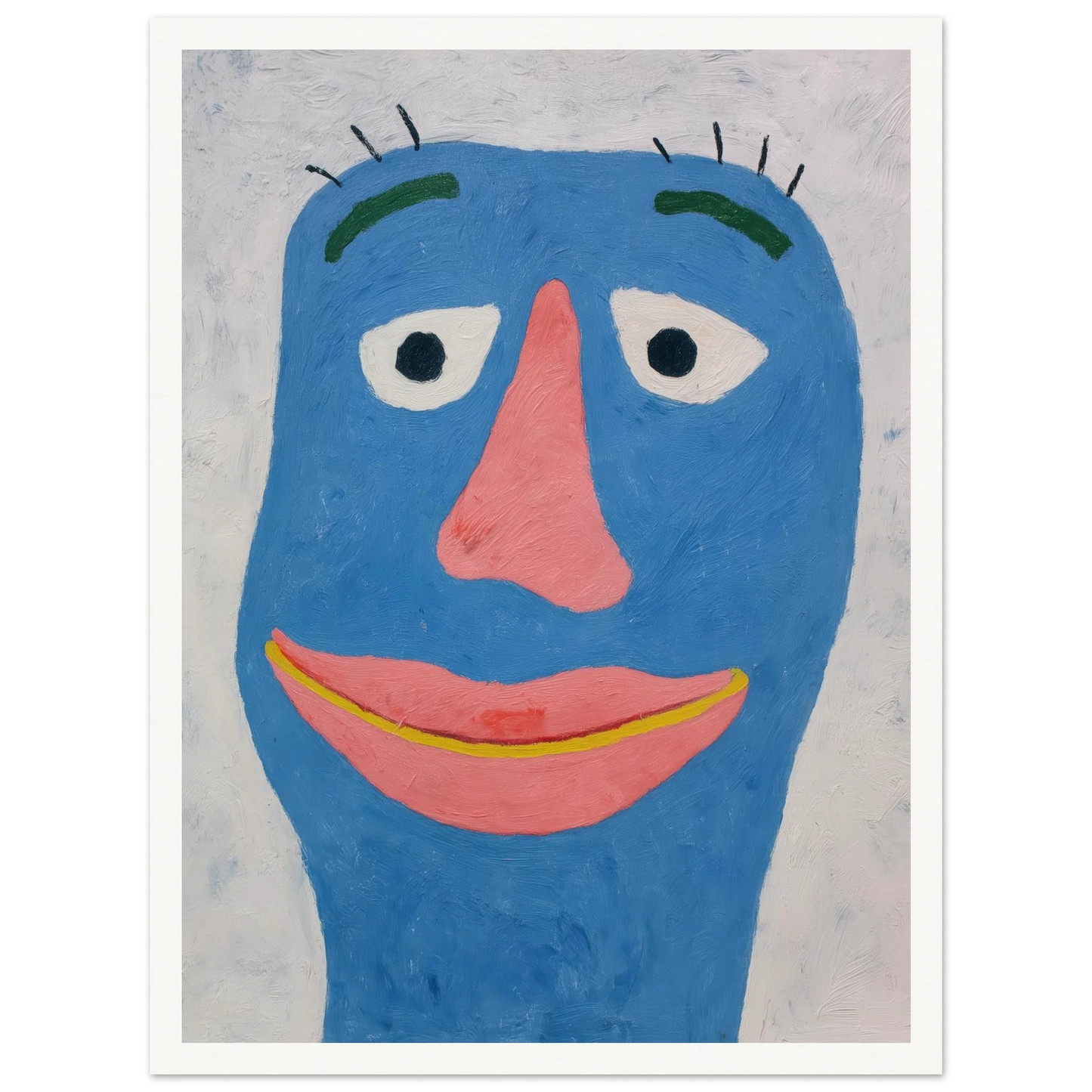 Blue - Framed Poster - 30x40 cm / 12x16″ - Black frame