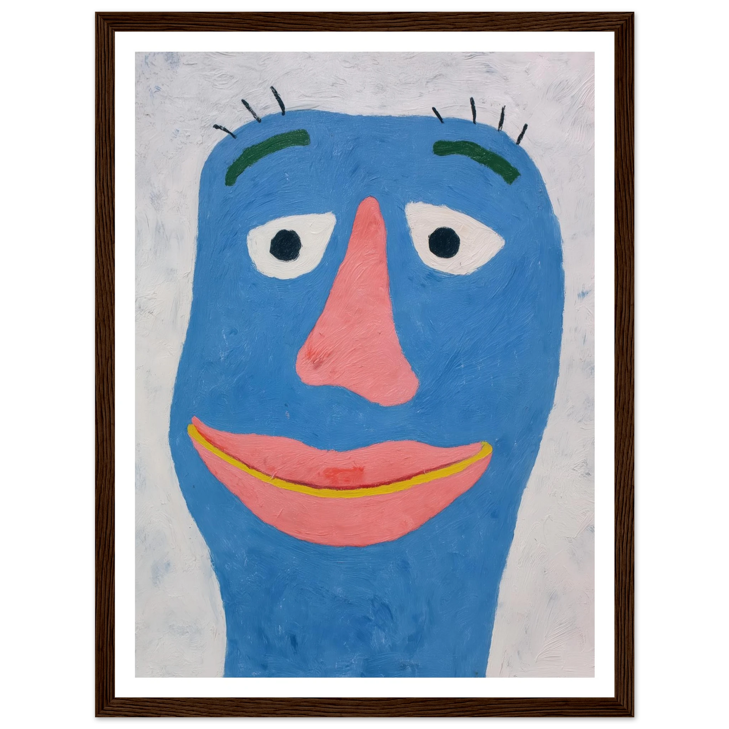 Blue - Framed Poster - 30x40 cm / 12x16″ - Black frame