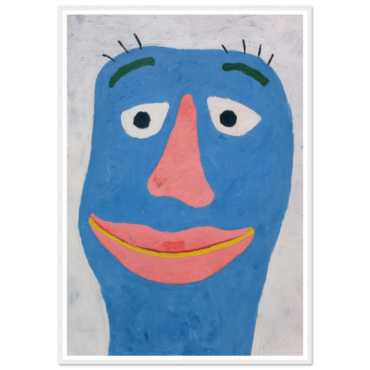 Blue - Framed Poster - 30x40 cm / 12x16″ - Black frame