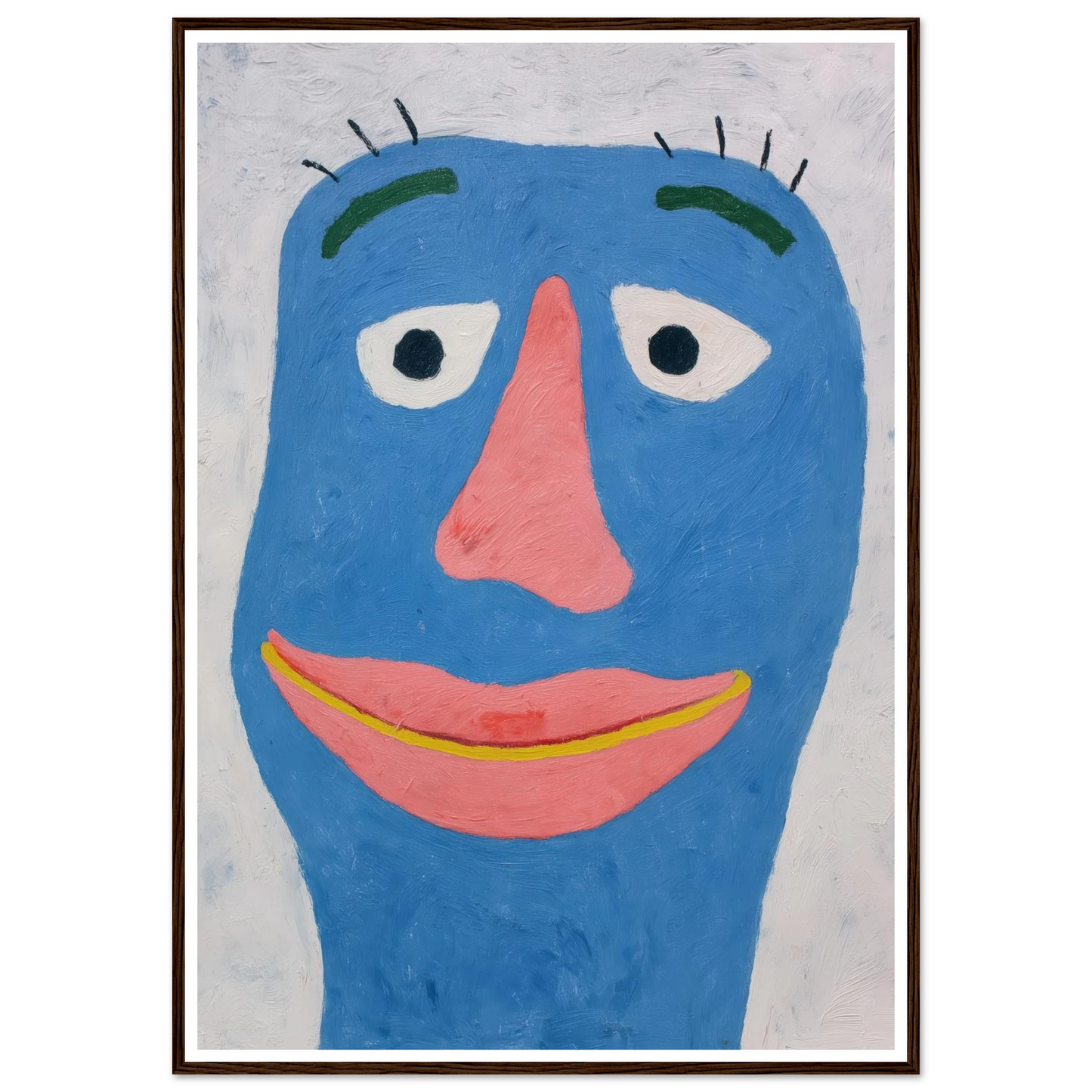 Blue - Framed Poster - 30x40 cm / 12x16″ - Black frame