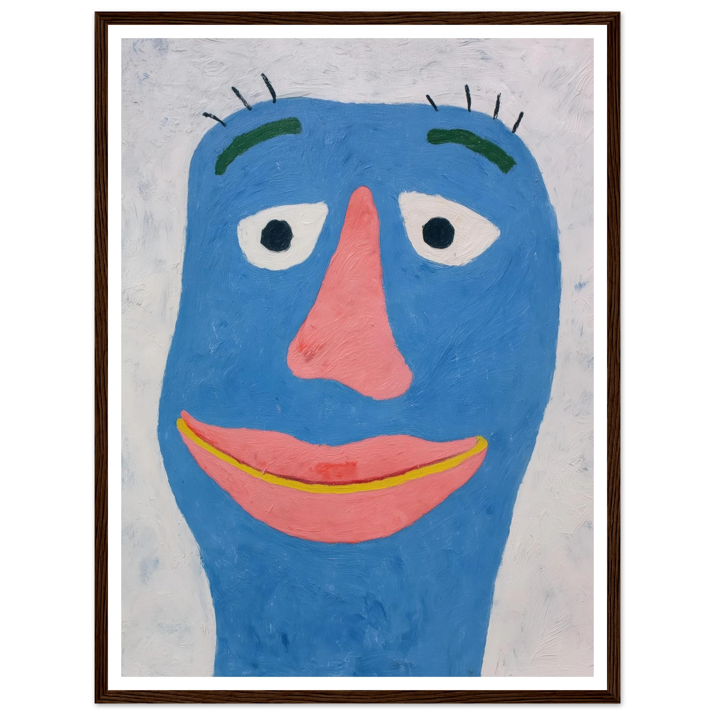 Blue - Framed Poster - 30x40 cm / 12x16″ - Black frame