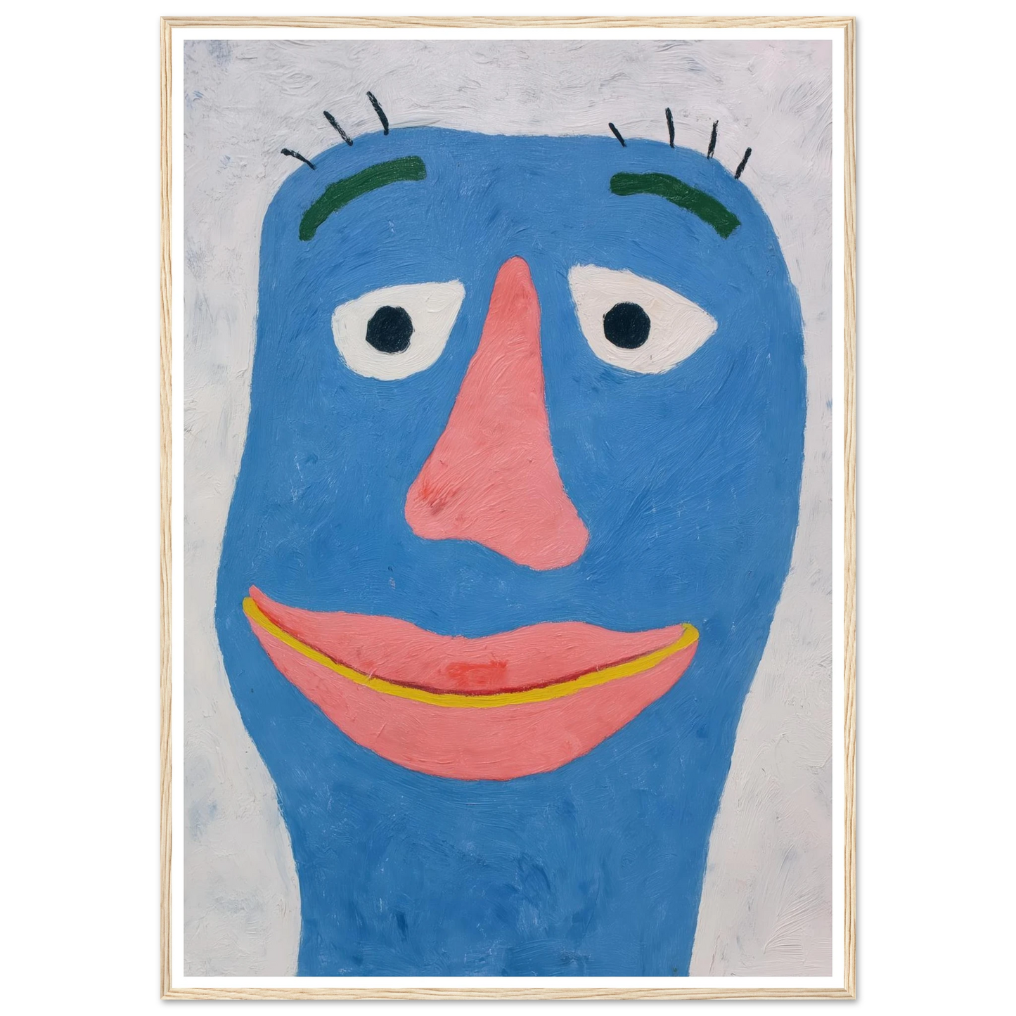 Blue - Framed Poster - 30x40 cm / 12x16″ - Black frame