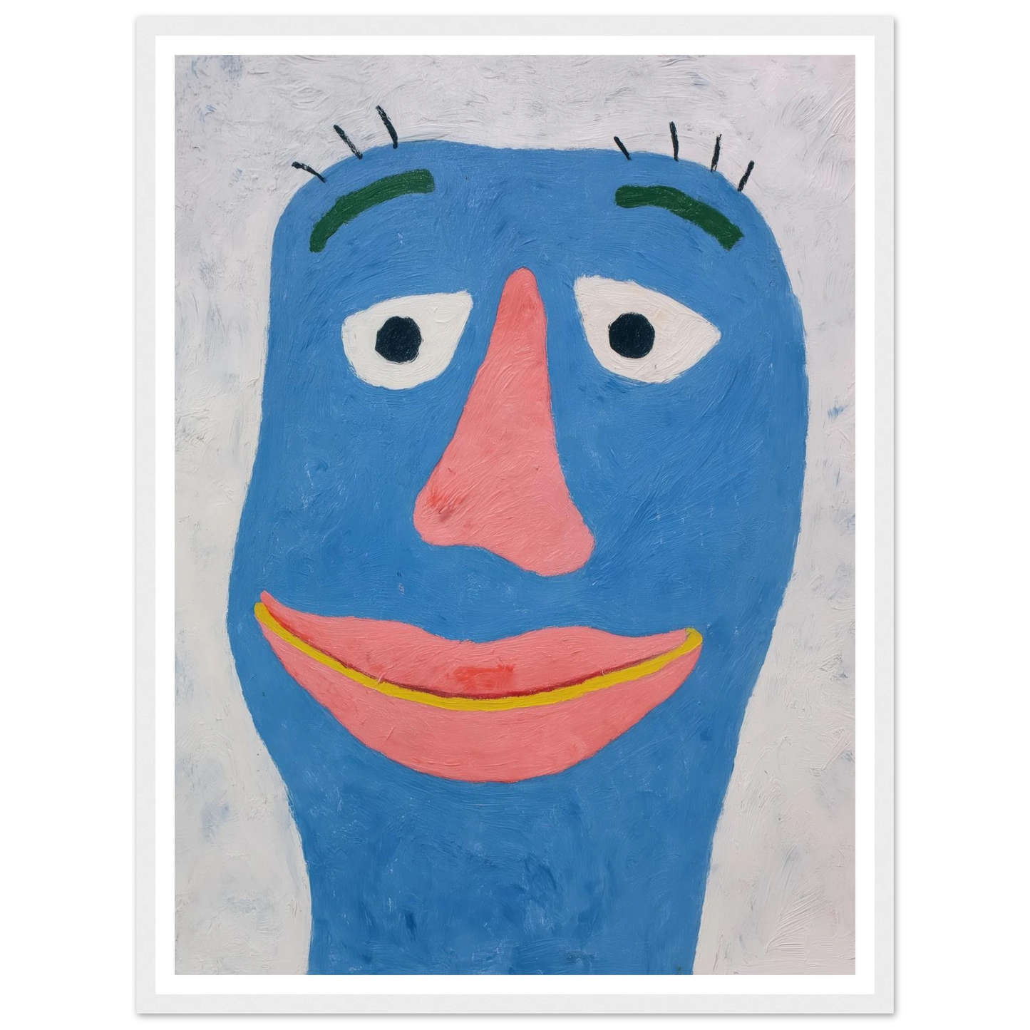 Blue - Framed Poster - 30x40 cm / 12x16″ - Black frame