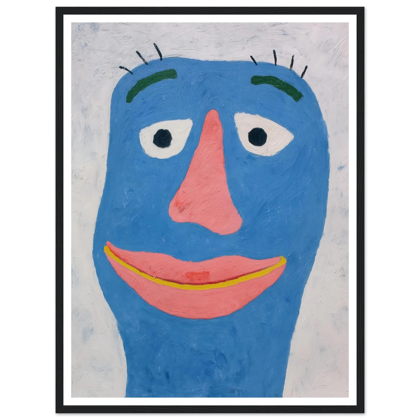 Blue - Framed Poster - 30x40 cm / 12x16″ - Black frame