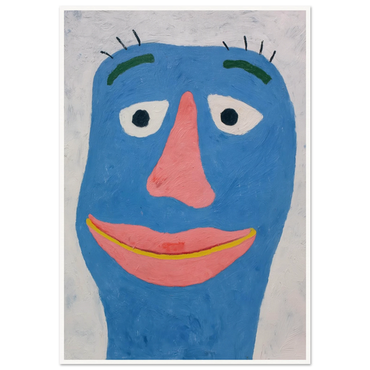 Blue - Framed Poster - 30x40 cm / 12x16″ - Black frame