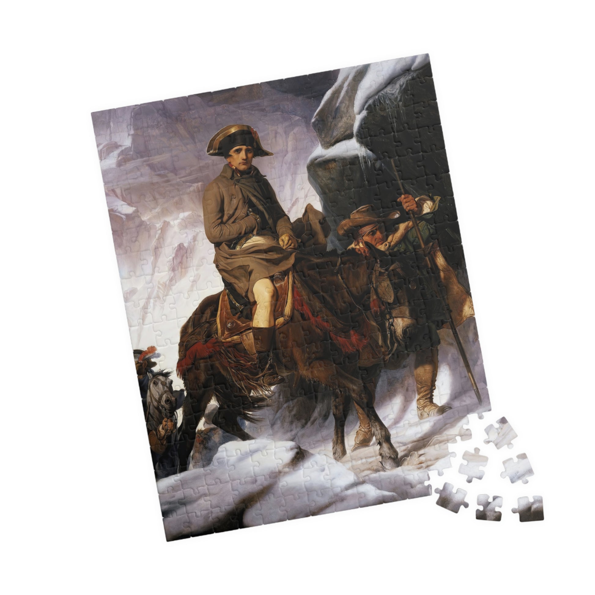 Bonaparte Crossing the Alps Puzzle | Paul Delaroche - - 252 pcs (Vertical) - 