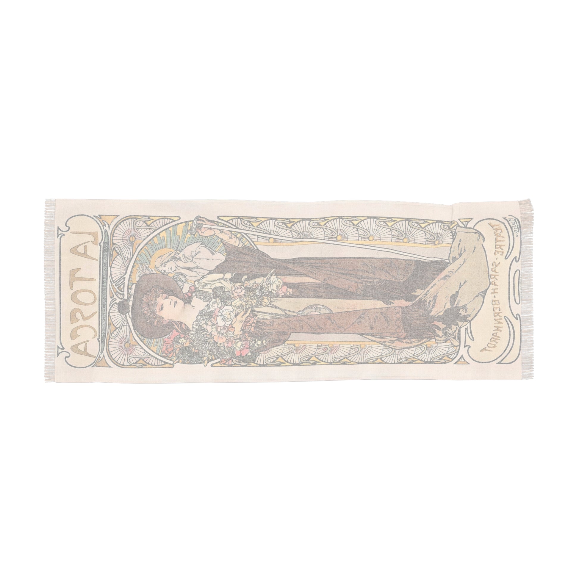 Brightness of Day | Alphonse Mucha Scarf – Art Nouveau Scarf - - 27" × 71'' - 