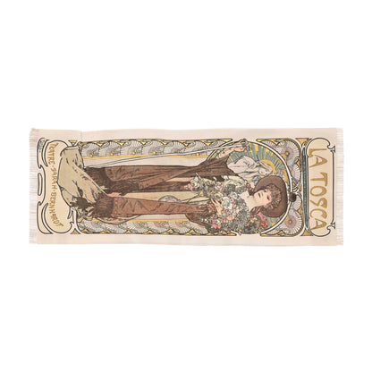 Brightness of Day | Alphonse Mucha Scarf – Art Nouveau Scarf - - 27" × 71'' - 