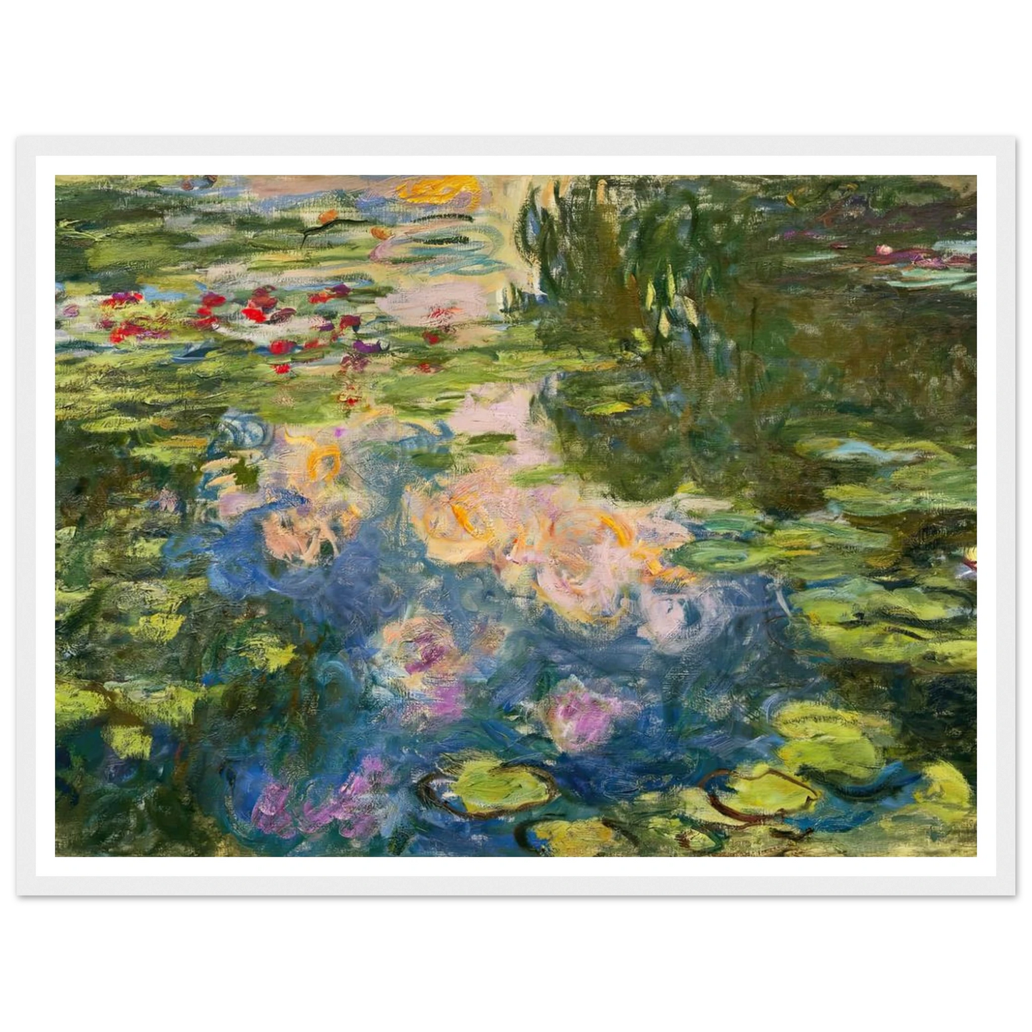 Le Bassin aux nymphéas (1917-19) Art Print | Claude Monet-Quipham Collections
