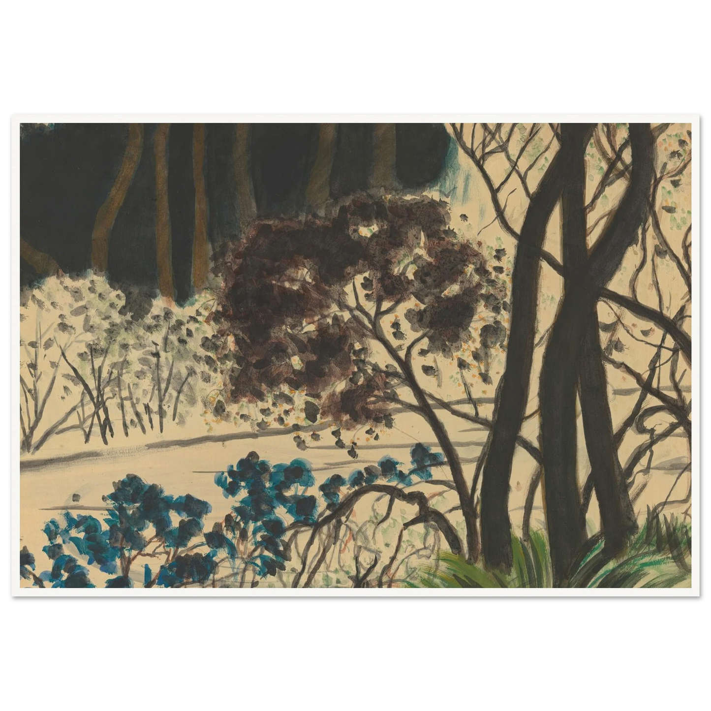 Bosgezicht Art Print | Leon Spilliaert-Quipham Collections