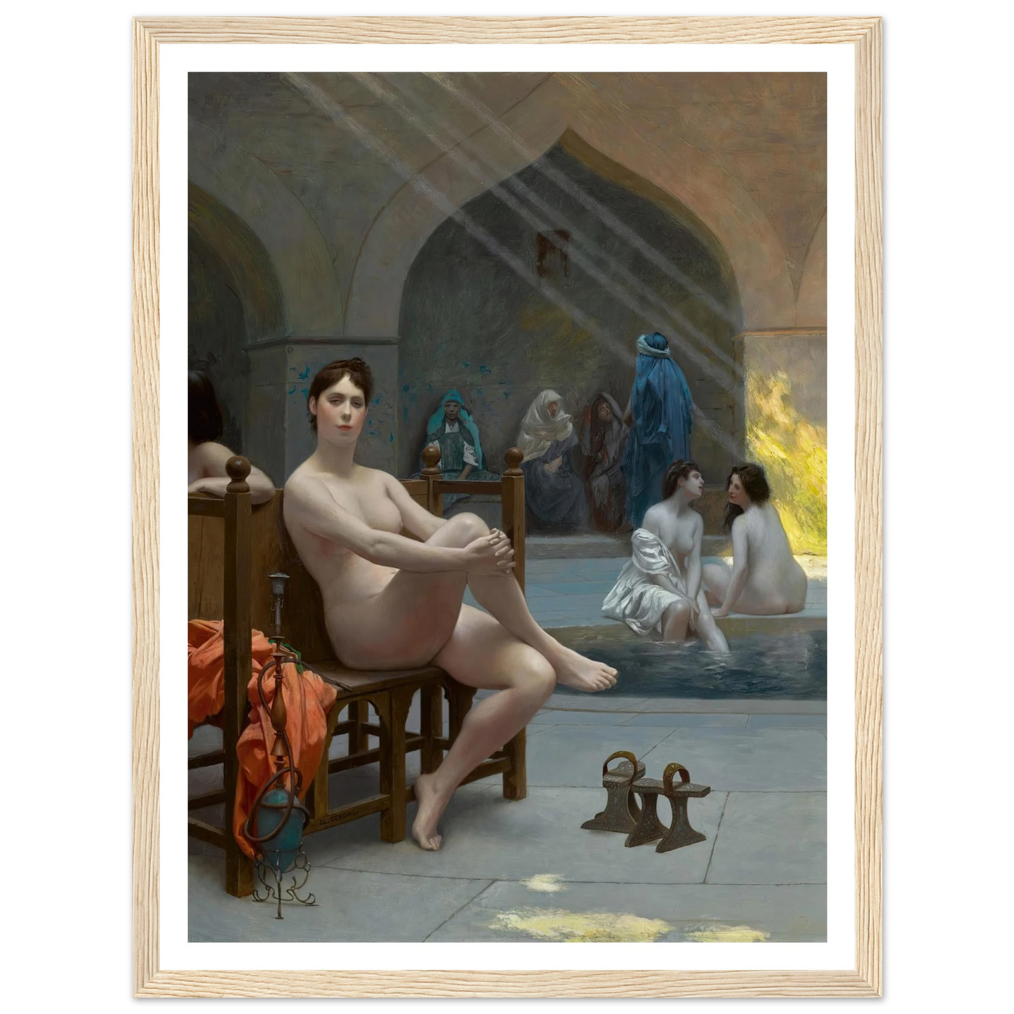 Le Bain des femmes Art Print | Jean Leon Gerome-Quipham Collections