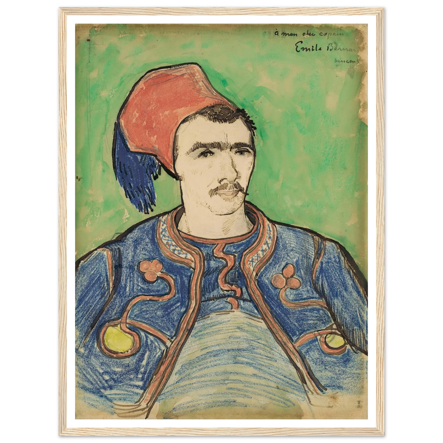 The Zouave (1888) Art Print | Vincent van Gogh-Quipham Collections
