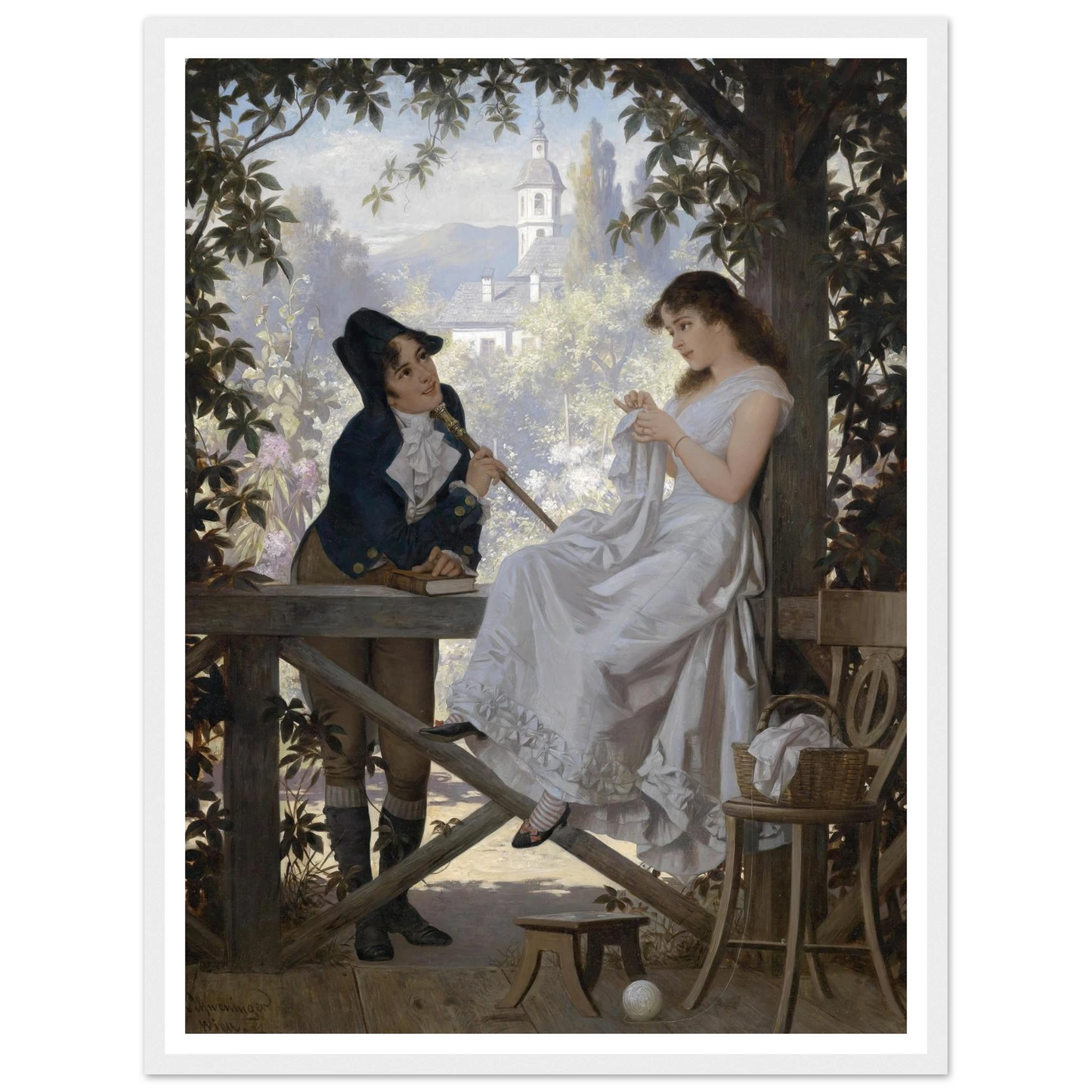 Das Stelldichein Art Print | Carl Schweninger Jr-Quipham Collections