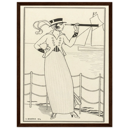Journal des Dames et des Modes, Costumes Parisiens, 1914, No. 164 (1914) Art Print | George Barbier-Quipham Collections