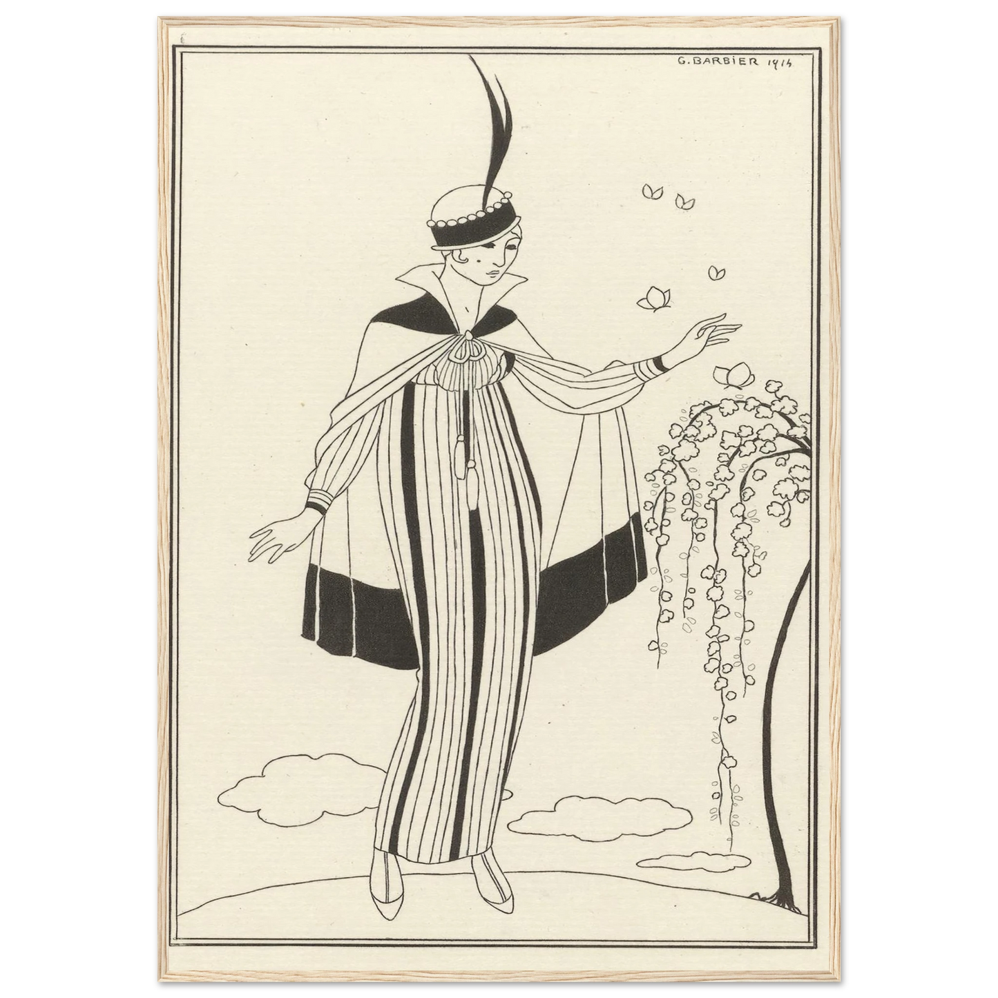 Journal des Dames et des Modes, Costumes Parisiens, 1914, No. 150 (1914) Art Print | George Barbier-Quipham Collections