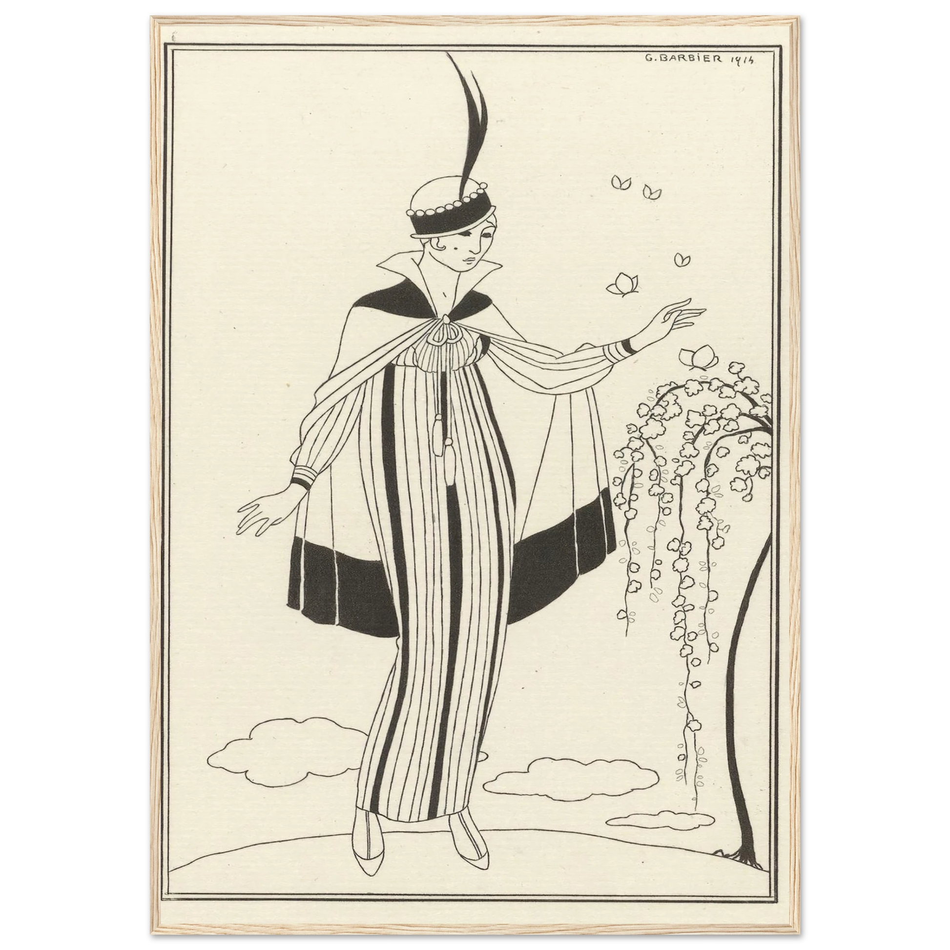 Journal des Dames et des Modes, Costumes Parisiens, 1914, No. 150 (1914) Art Print | George Barbier-Quipham Collections